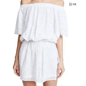 Melissa Odabash Women's size Large White Embroidered Swim‎ Cover Up